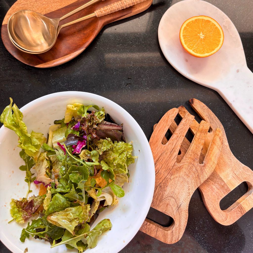 Wooden Salad Server - Set of 2