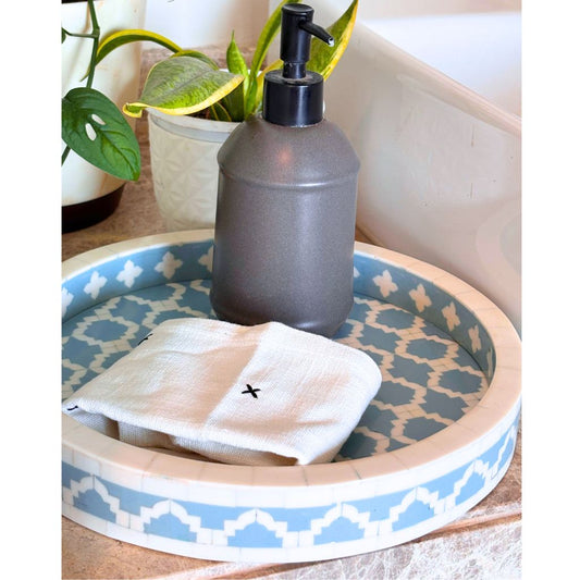 Moroccan Marvel Powder Blue Tray