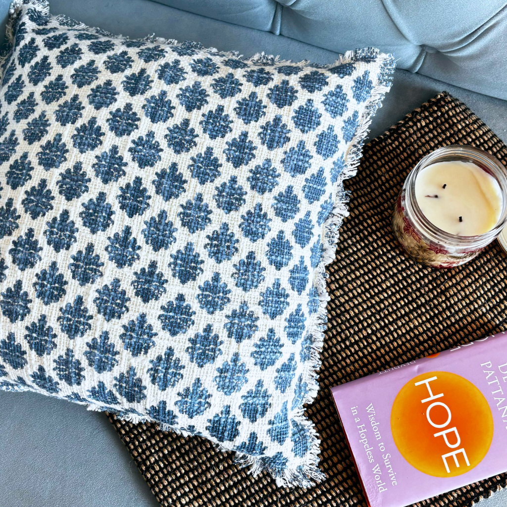 Indigo Mirage Cushion Cover