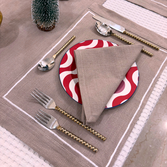 Opal Sands Table Napkins and Placemats - Set of 8 pcs