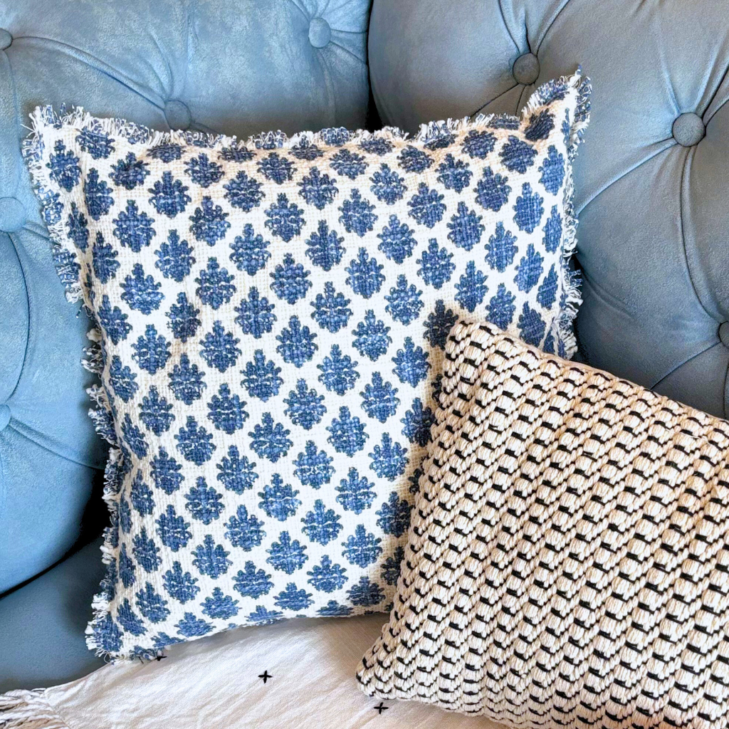 Indigo Mirage Cushion Cover