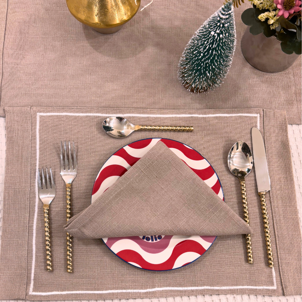 Opal Sands Table Napkins and Placemats - Set of 8 pcs
