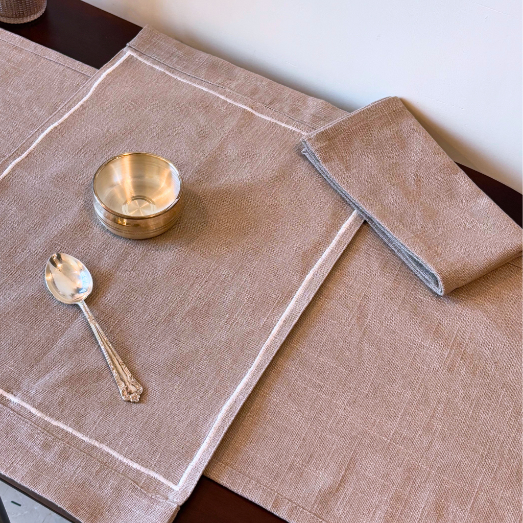 Opal Sands Table Napkins and Placemats - Set of 8 pcs