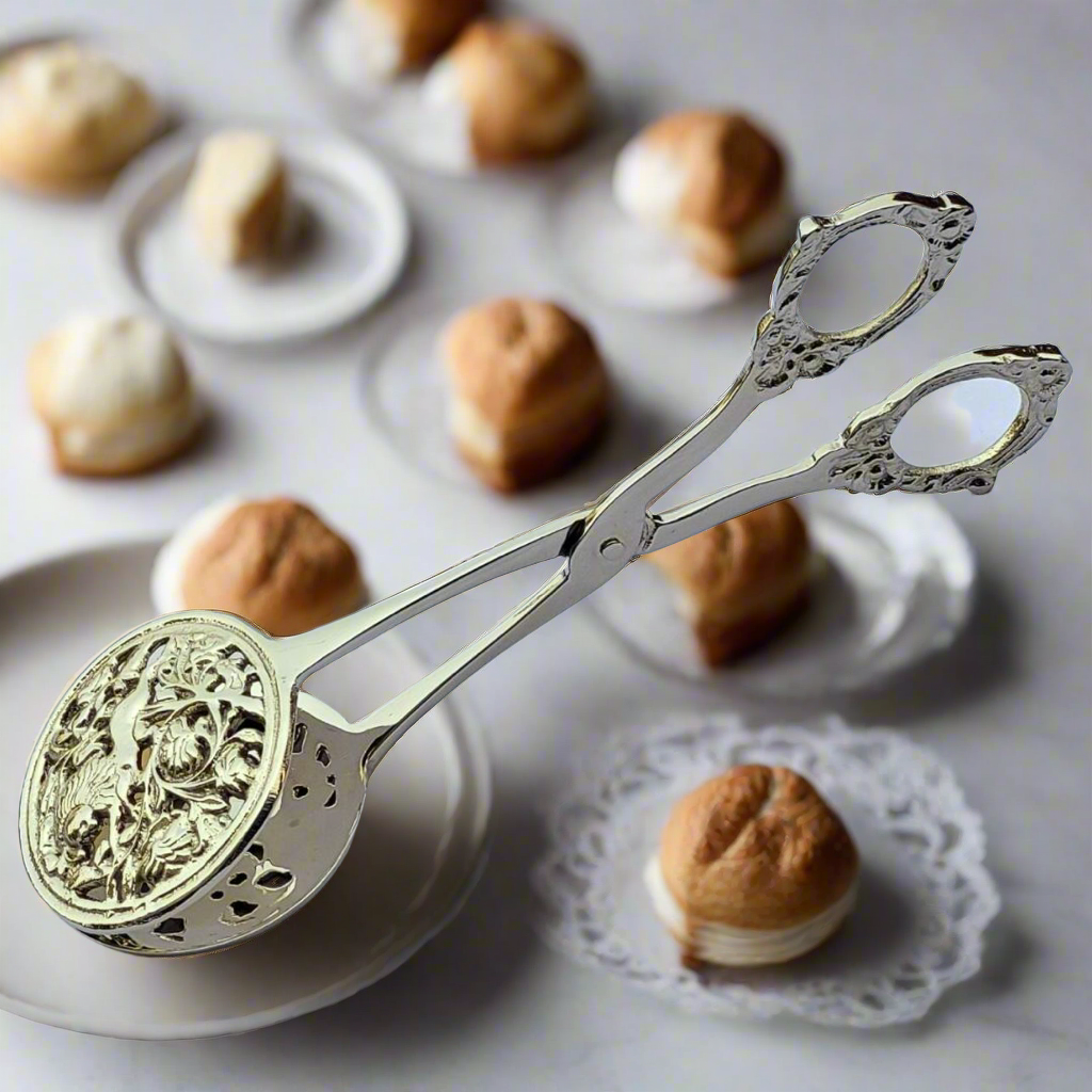 Silver Bloom Tongs