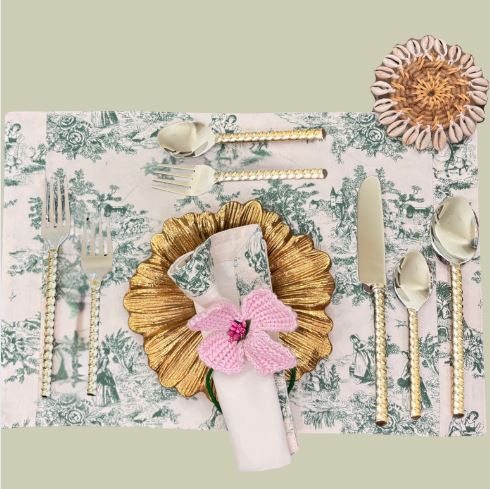 Twisted Bloom Napkin Rings (set of 2)