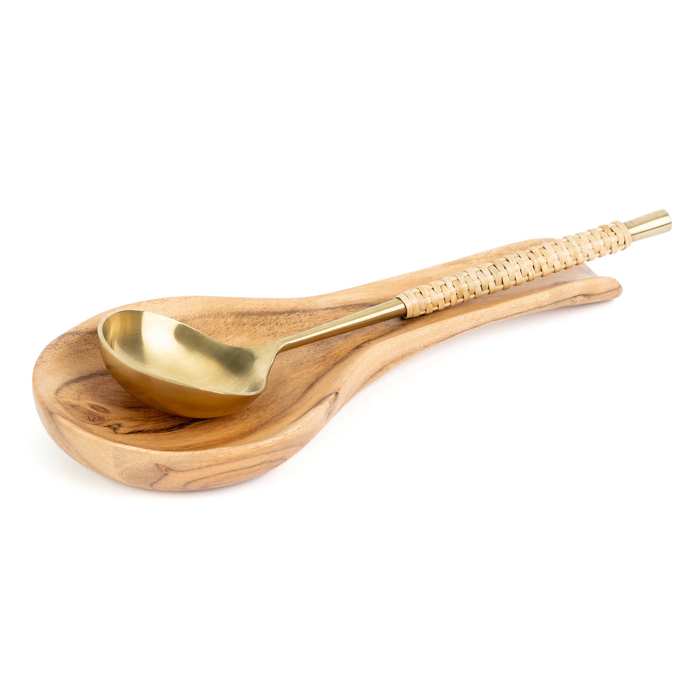Block Wooden Spoon Rest