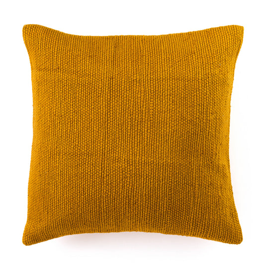 Moroccan Mustard Texture Cushion Cover
