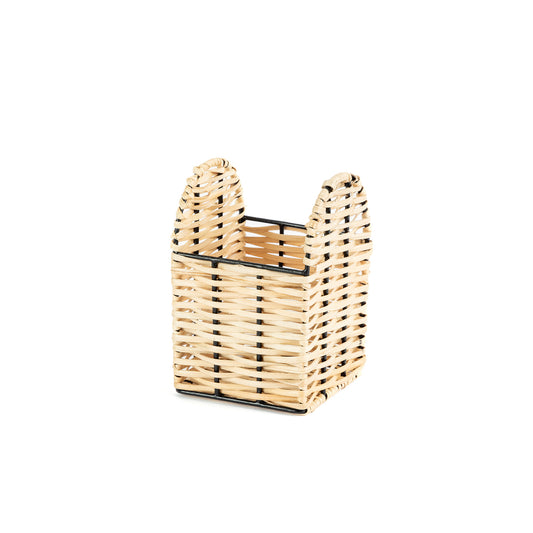 Natural Harmony Rattan Cutlery Holder