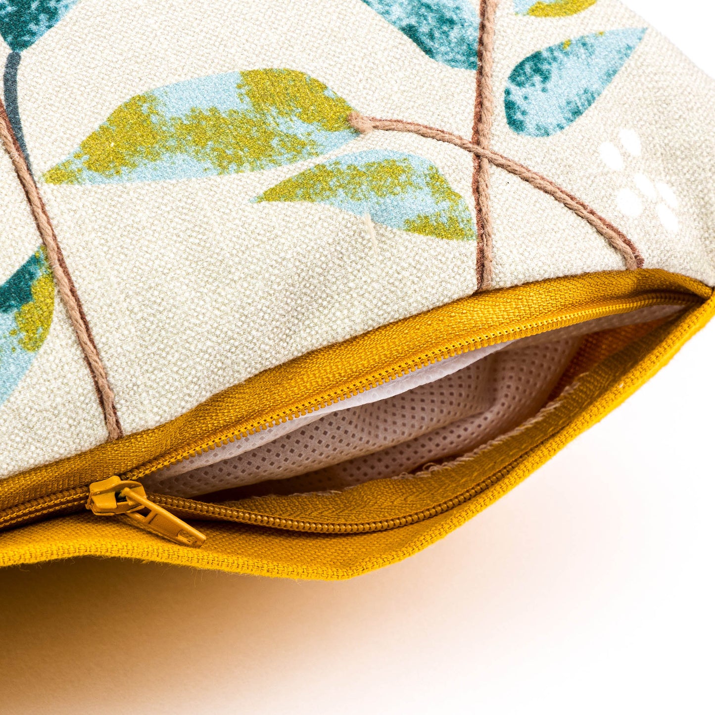 Cannes Mustard Floral Cushion Cover