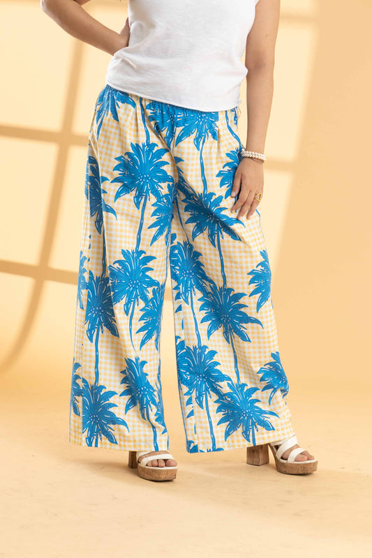 Coastal Check Easy Pants