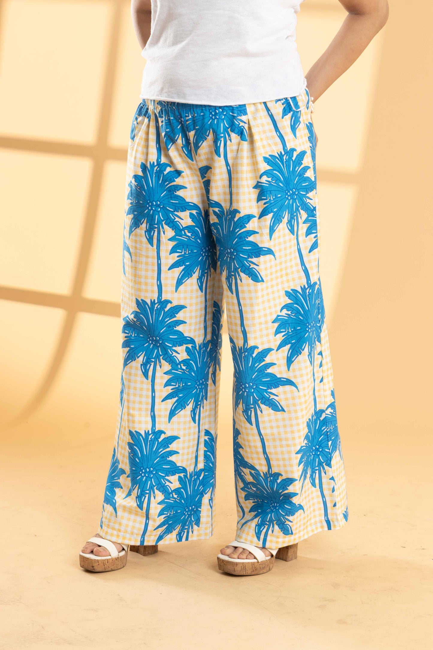 Coastal Check Easy Pants