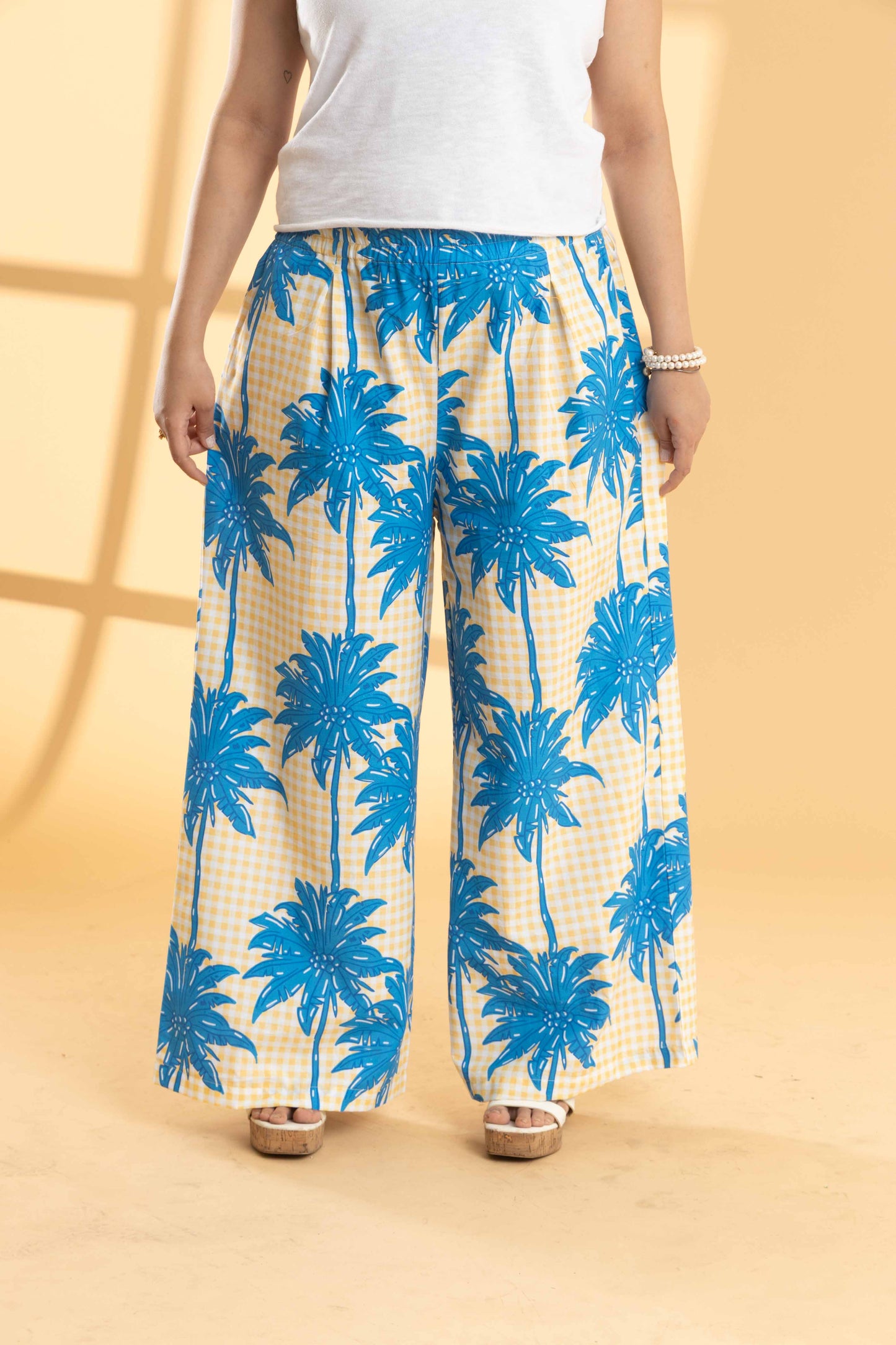 Coastal Check Easy Pants