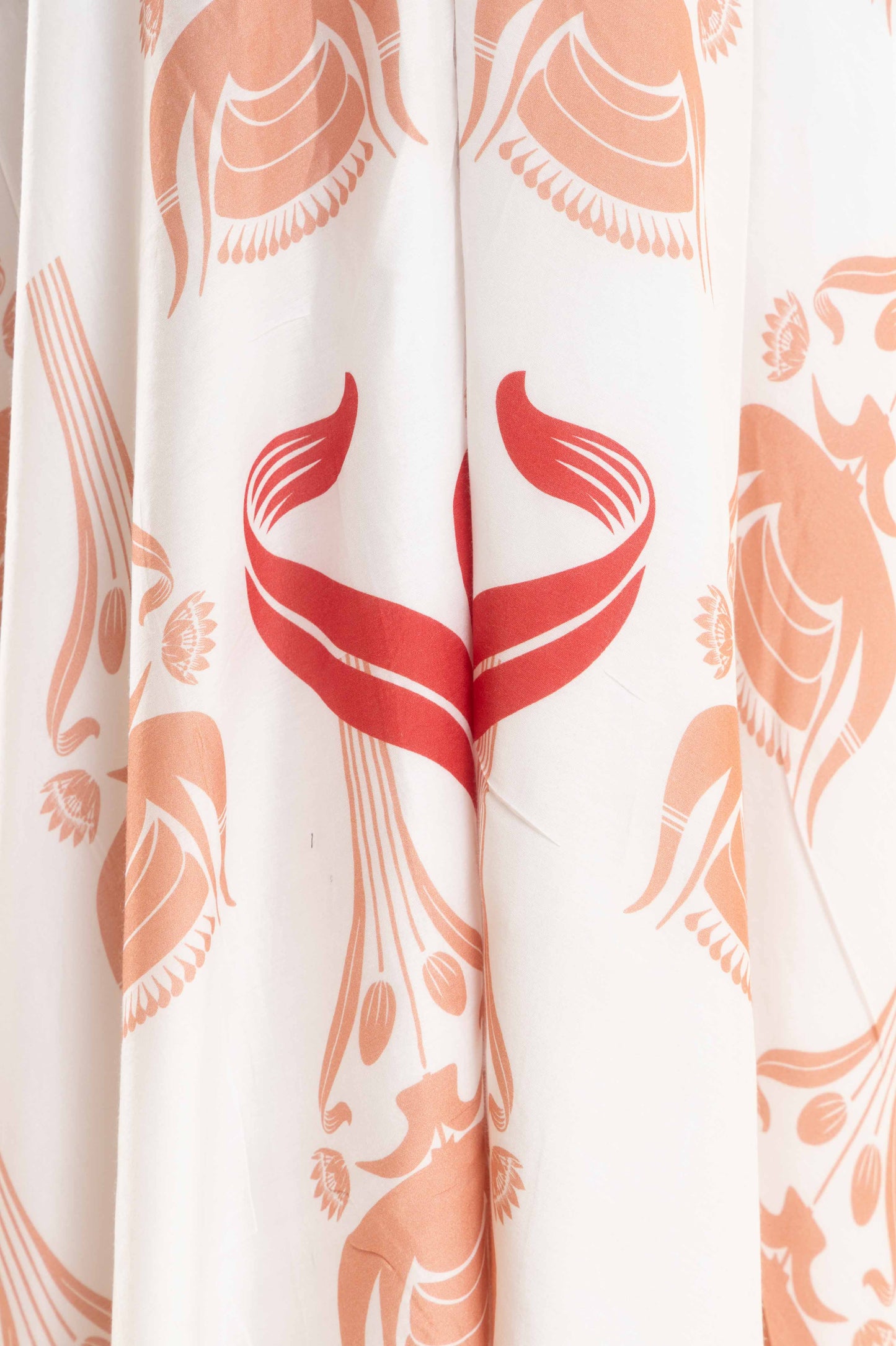 Peach Floret Flow Dress