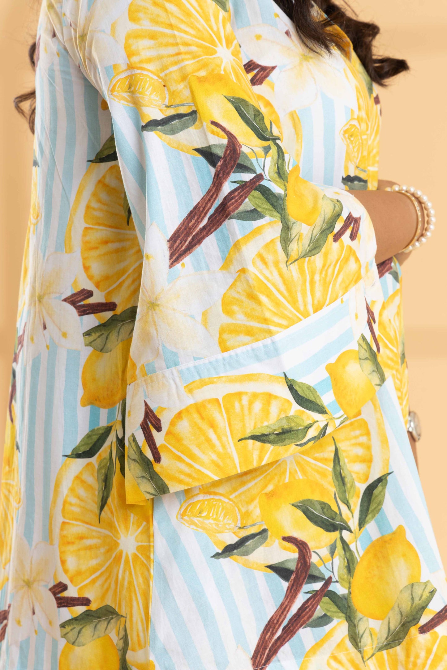 Tuscany Lemon Print Dress