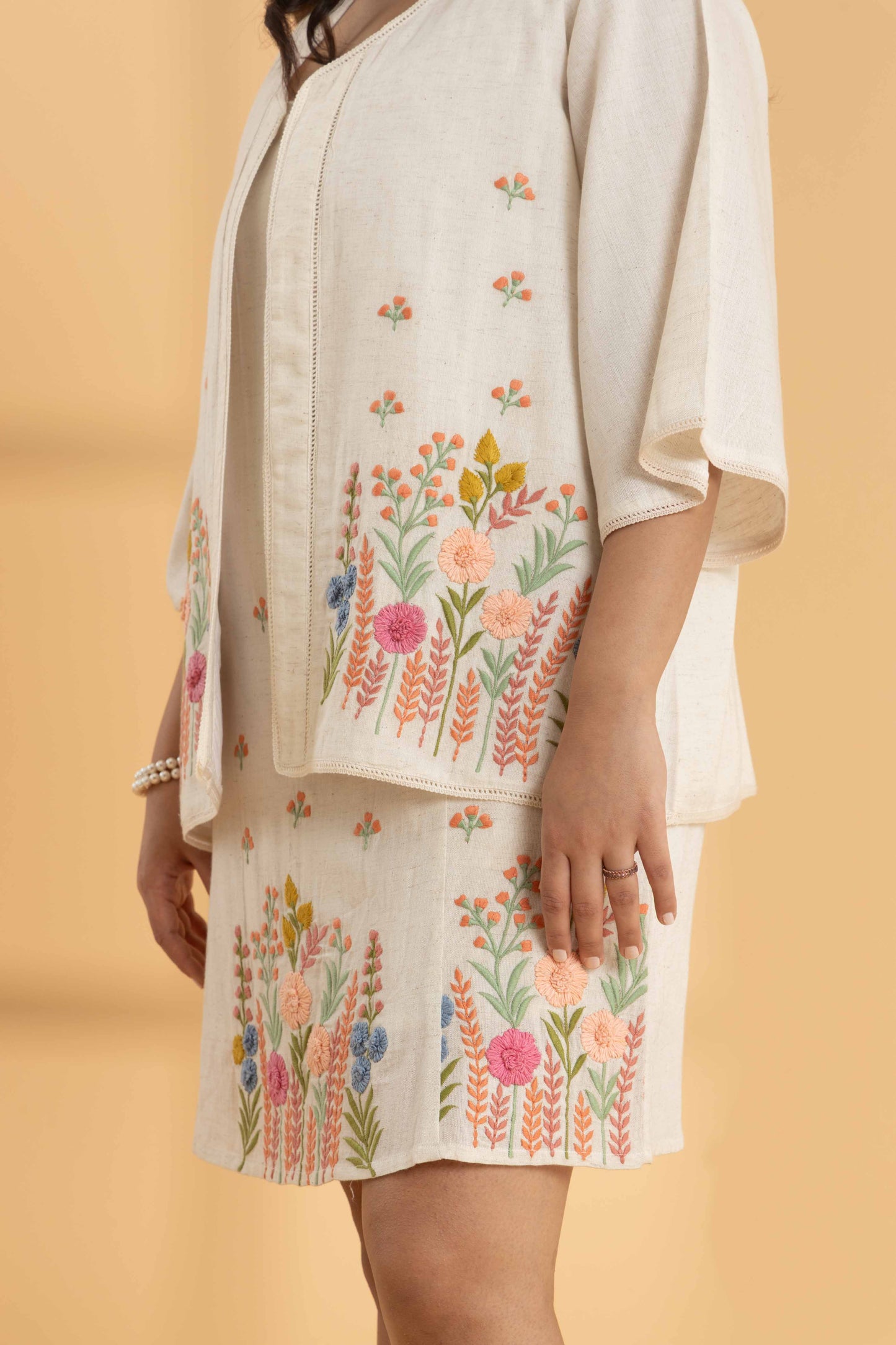 Florist Embroidered Jacket