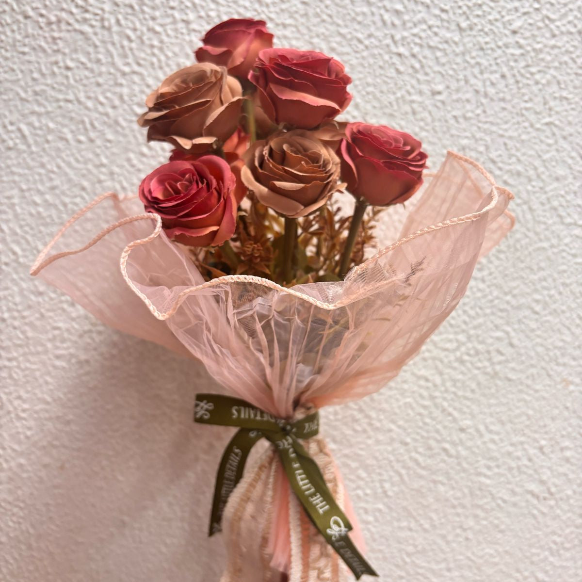 Elegant Handcrafted Rose Bouquet (singles)
