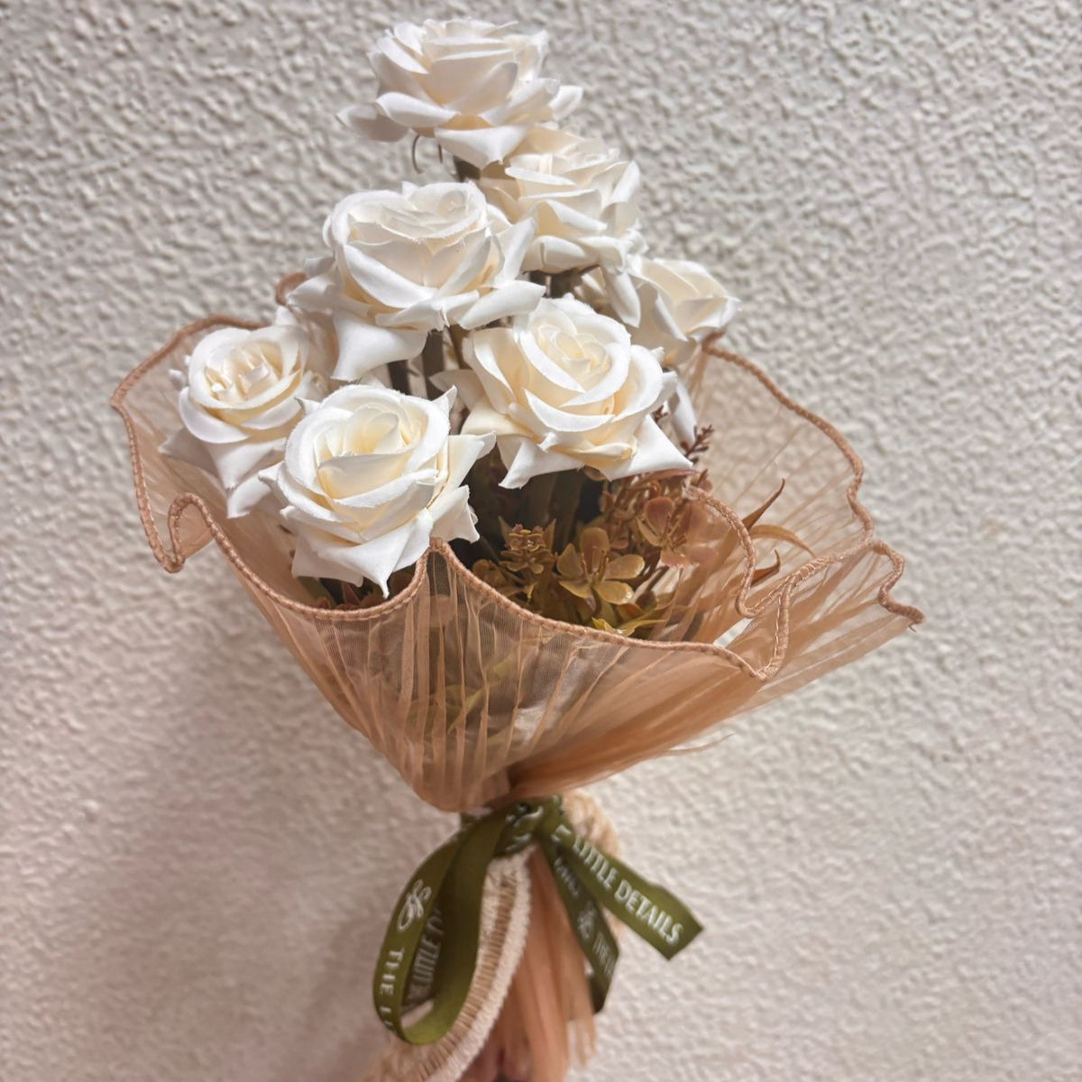 Elegant Handcrafted Rose Bouquet (singles)