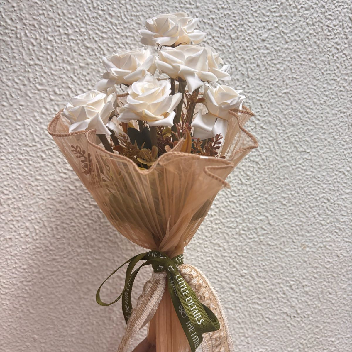 Elegant Handcrafted Rose Bouquet (singles)