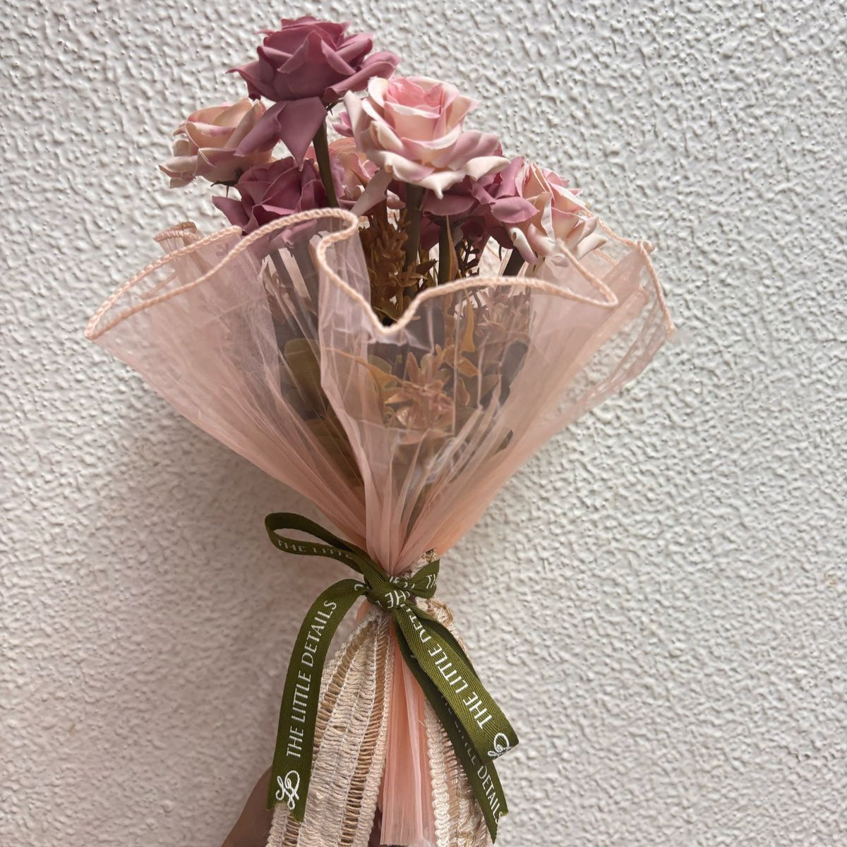 Elegant Handcrafted Rose Bouquet (singles)