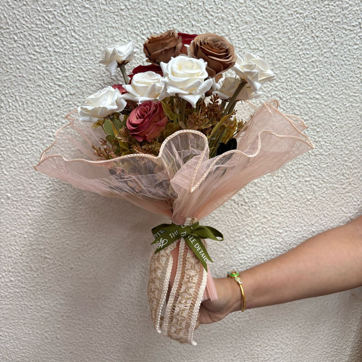 Elegant Handcrafted Rose Bouquet
