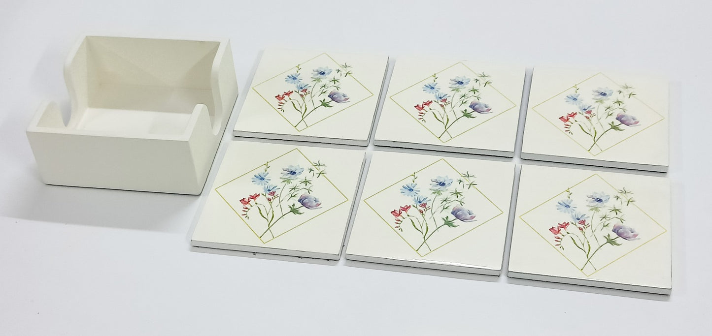 Serene Bloom Coasters