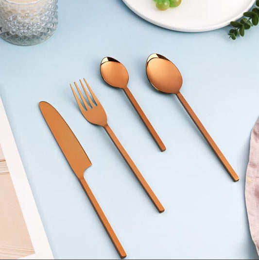 Ruby Collection - Cutlery Set with Luxurious Leather Gift Box