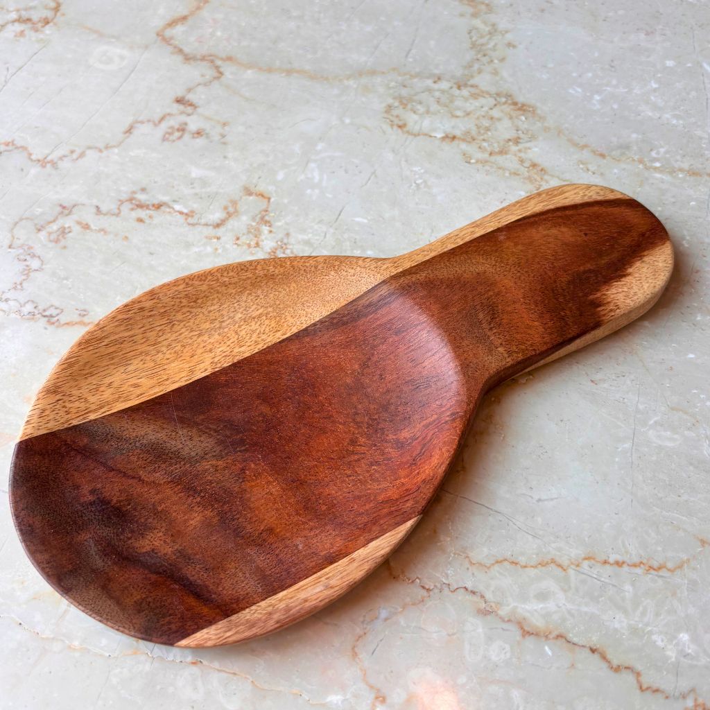 Shaded Wooden Spoon Rest