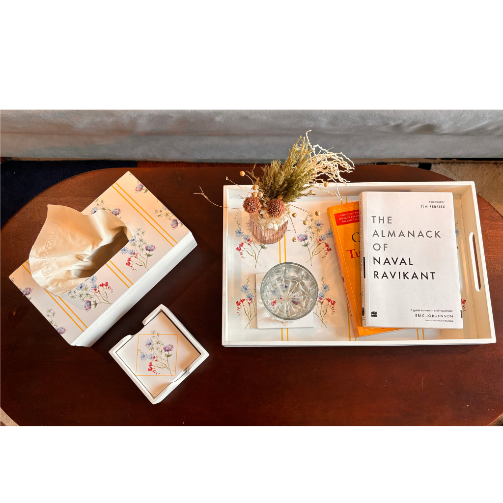 Serene Bloom Tissue Box