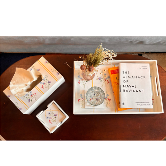 Serene Bloom Tissue Box