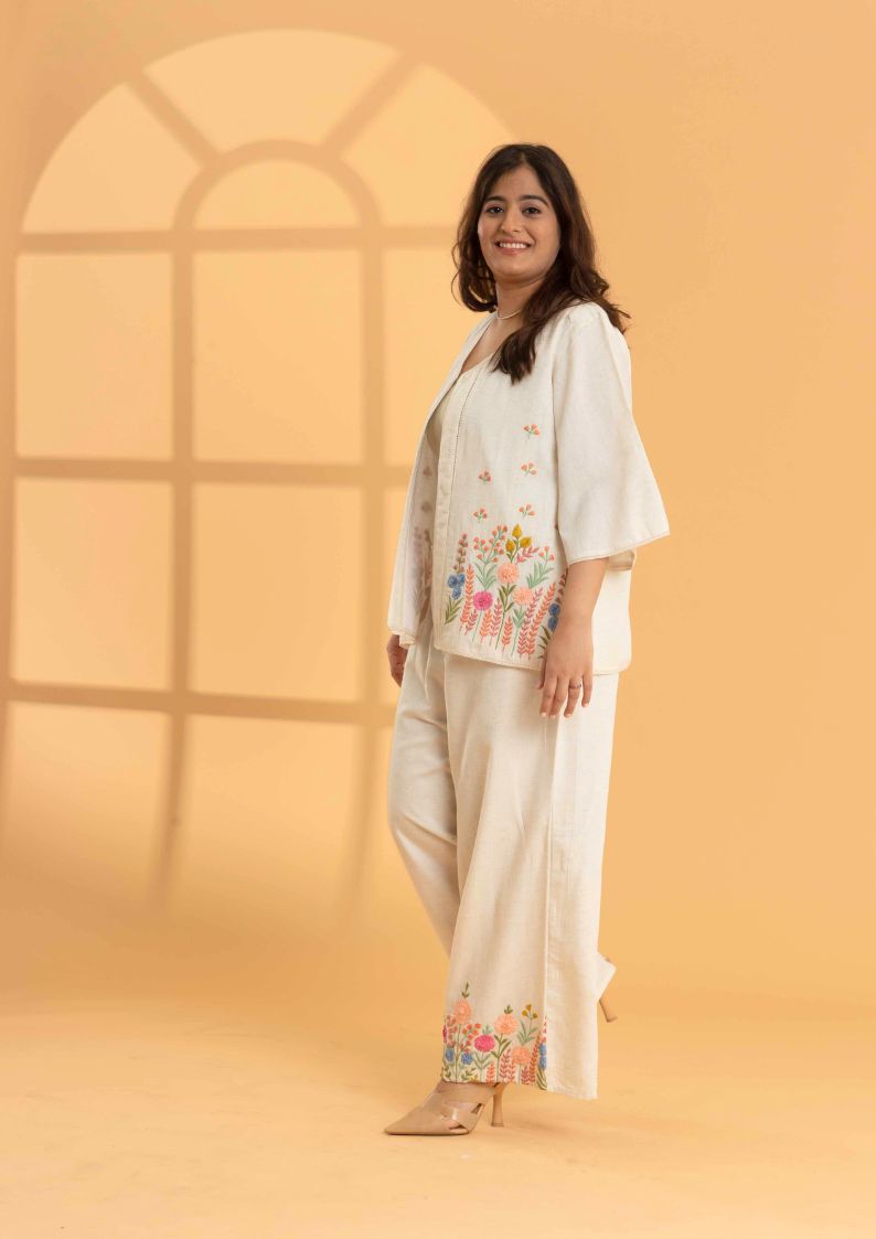 Florist Embroidered Pant