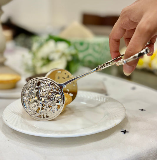 Silver Bloom Tongs