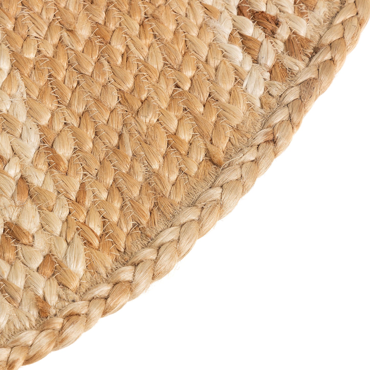 Natural Harmony Jute Border Round Rug