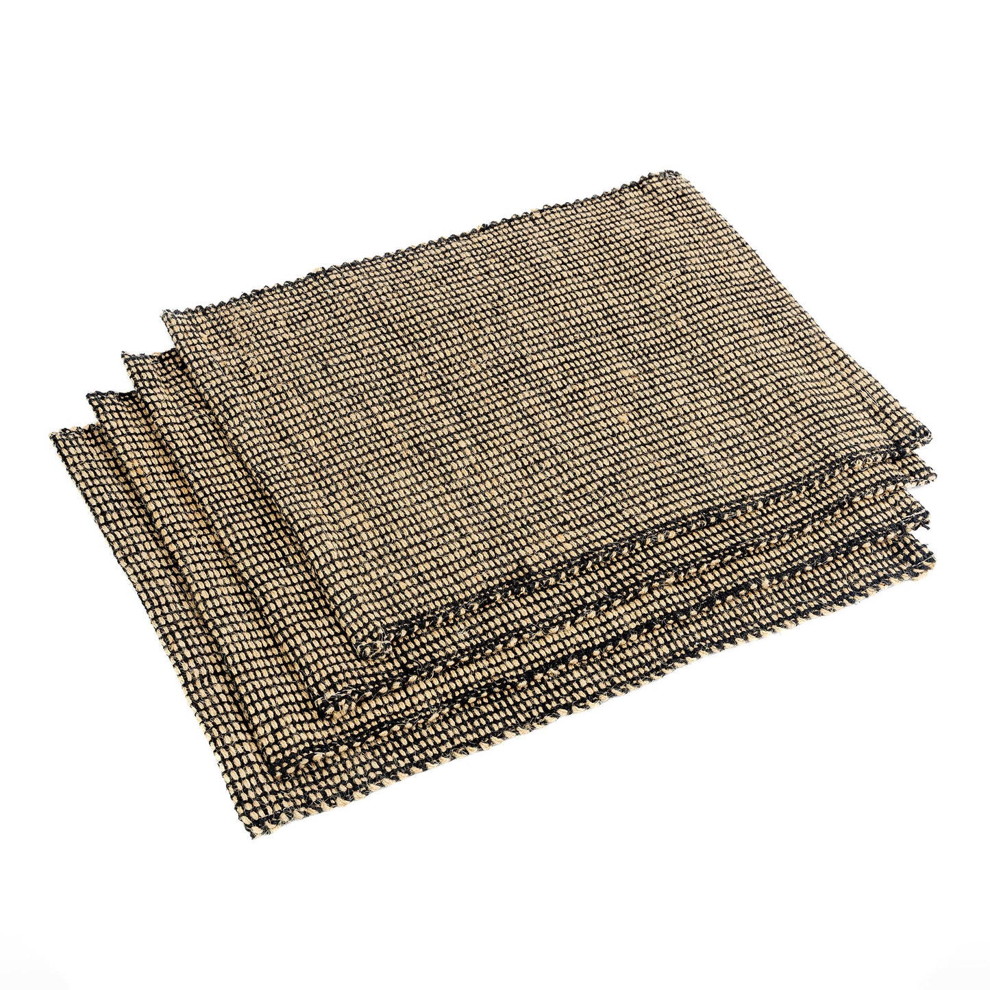 Natural Harmony Black & White Placemats - Set of 4
