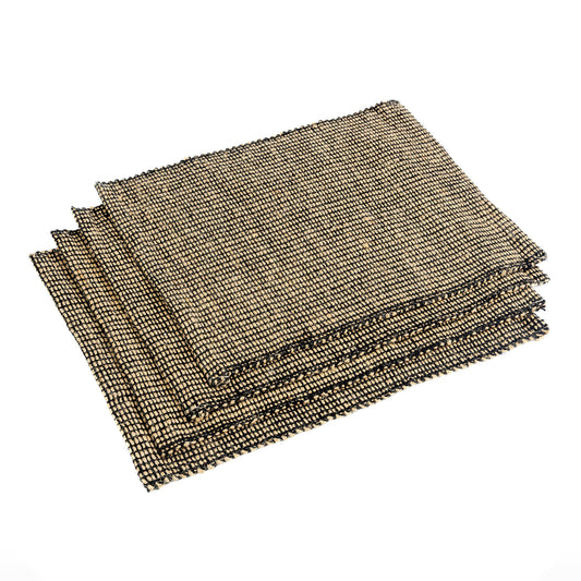 Natural Harmony Black & White Placemats - Set of 4
