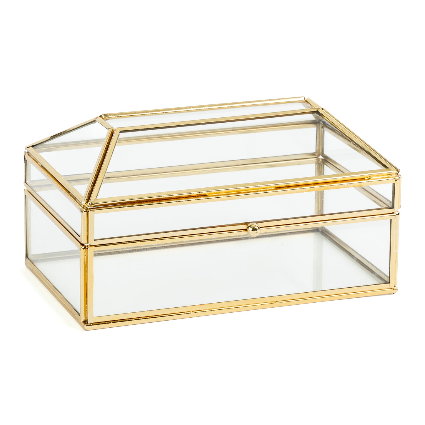 Gilded Gold Rectangular Tissue Box
