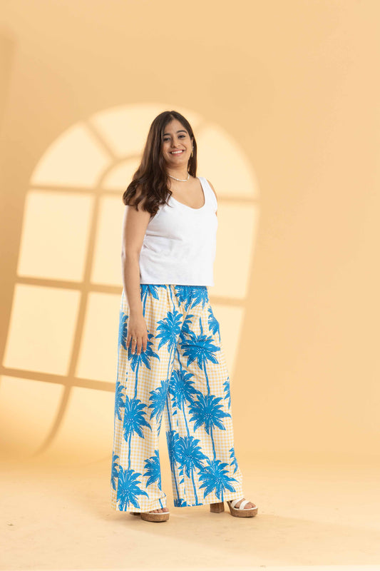 Coastal Check Easy Pants