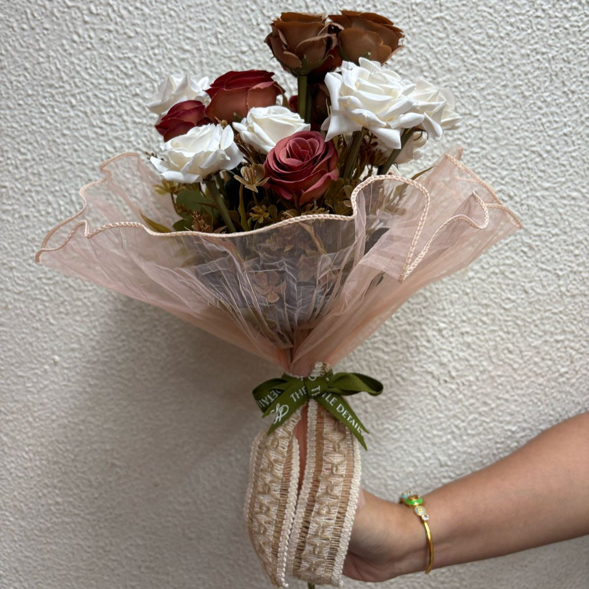 Elegant Handcrafted Rose Bouquet