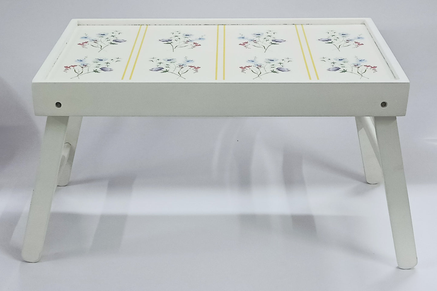 Serene Bloom Breakfast Tray Table