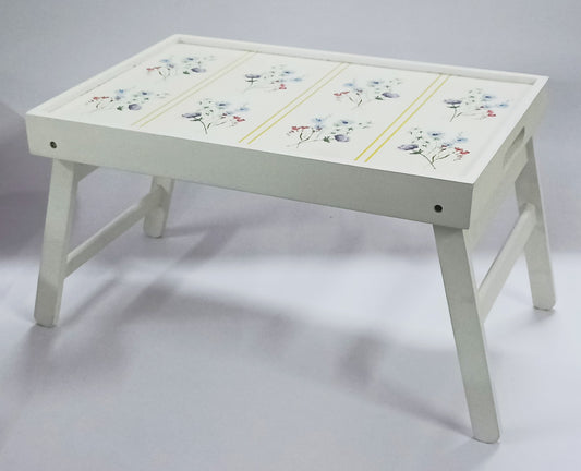 Serene Bloom Breakfast Tray Table