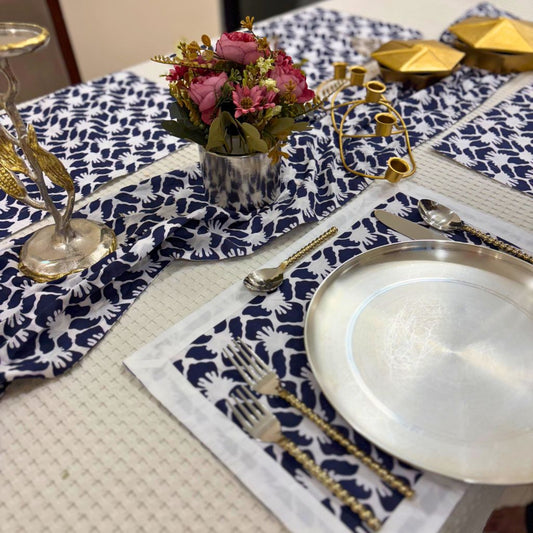 Blue Symphony Table Set
